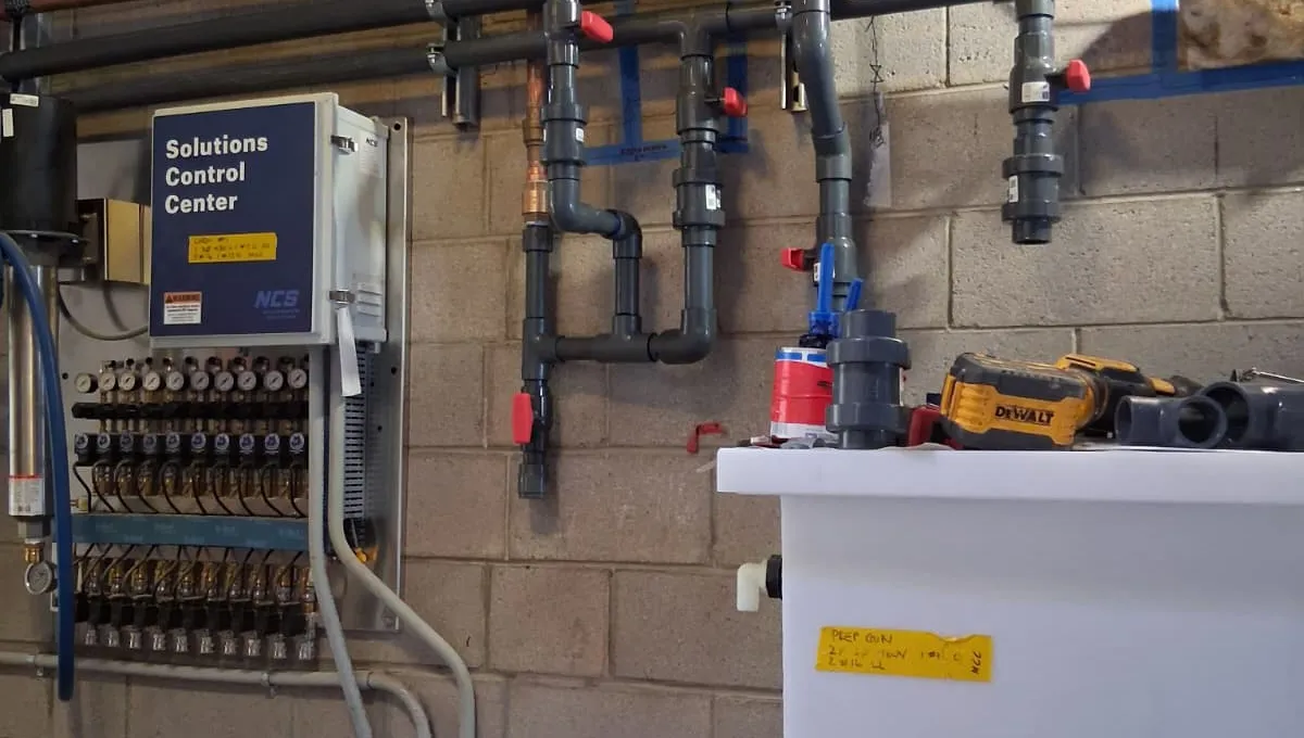 Morales Plumbing commercial job site