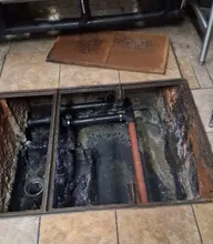 Grease Trap Cleaning & Repair — before