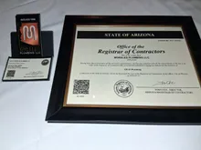 Licensed, bonded and insured badge
